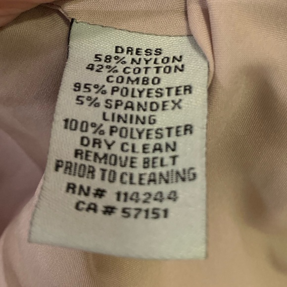 Like-New Purple Lace Cocktail Dress by Eliza J Size 14 with belt - Picture 3 of 4